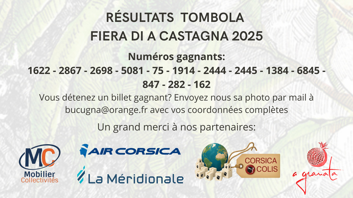 Risultati di à Tòmbula Risultati di à Tòmbula