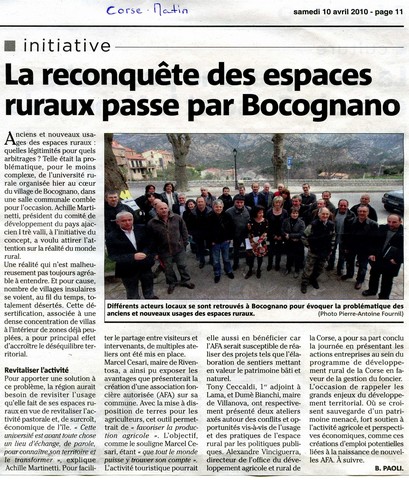 Article UR Corse Matin.JPG